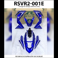 RAPIDO COVERSET STICKER TANAM BLUE/BIRU 1 HONDA RS150 V2/V3
