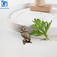 Gazechimp Brass Owl Figurine, Home Decoration, Ideal Gift, Delicate Craftsmanship, Compact Yet Sturd