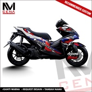 Sticker Decal Aerox 155 Decal Sticker Aerox 155 Striping Aerox Full Body Decal Aerox Recgfx