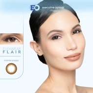 EO Flexwear Flair Oriental Poppy | Graded Brown Contact Lenses (1 Month)