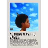 【READY STOCK】Aesthetic Poster Wall Nothing Was the Same album by drake famous rapper