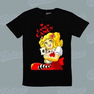 2025 Men Japanese Anime Candy Candy Manga Graphic Tshirt