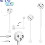 PULLBEAR Electrical Outlet Extender Plug, EU White Wall Outlet Extender, Convenient USB-A USB-C Rota