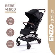 Bebe Amico Enzo Cabin Size Stroller Lightweight Foldable Baby Stroller for Travel & Everyday Use