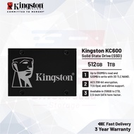 KINGSTON KC600 2.5" (256GB/512GB/1TB) 3D TLC SSD - SKC600/256G, SKC600/512G, SKC600/1024G