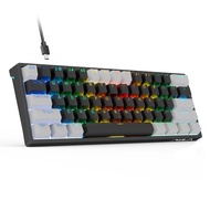 【haweel Brand】 AULA F3261 Type-C Wired Hot Swappable 61 Keys RGB Mechanical Keyboard