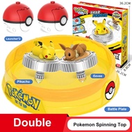 ชุดเบย์เบลดโปเกม่อน Pokemon Pikachu Eevee Mew Spinning Top Pokemon Spinning Launcher