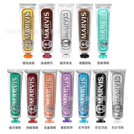 意大利玛尔斯牙膏 Marvis Whitening Toothpaste from Italy  意大利玛尔斯亮白牙膏85ml口气清新茉莉薄荷牙膏一件代发08.13
