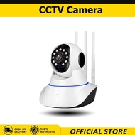 กล้องวงจรปิด360 wifi กล้องวงจรปิดดูผ่านมือถือ V380 Pro 1080P HD กล้องวงจรไรสาย5g มนุษย์ตรวจจับ มีอินฟาเรดมองเห็นภาพชัดในที่มืด Indoors Outdoor CCTV IP Security Camera 3เสา