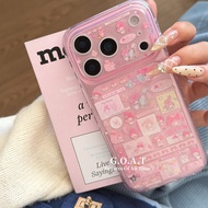 G.O.A.T Collage Melody casing Compatible for iPhone 17 pro max iPhone 17 16 15 14 pro max Anti -fall