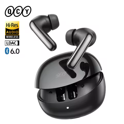 QCY MeloBuds N60 Wireless Bluetooth 6.0 Earphones Hybrid ANC Headphone LDAC Hi-Res Audio with Coaxia
