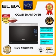 ELBA Combi Smart Oven ESGO-N3088D(BK) - Rapidheat Steam Technology, 8 Preset Program and 10 Auto Men