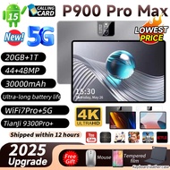 🔥SG Local Seller+Lowest🔥2025 New P900 Upgrade 11.8 inch Android 15 Tablet 20+1T 20Core SIM/WIFI/4G/5