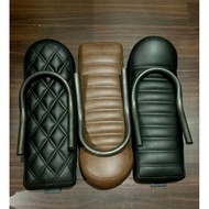 Leather Classic Seat For Scrambler / Cafe Racer (Universal) Cafe Racer Seat