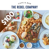 [The Rebel Company] $100 Dinner Cash Voucher [Dine-in]