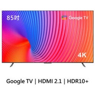 【TCL】85吋 4K Google TV智慧液晶顯示器 語音助理 高解析 高動態對比 85P737(含運含基本安裝)
