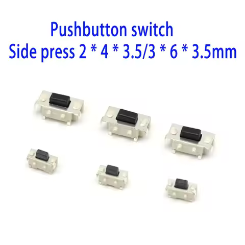 10pcs 2x4 2*4*3.5mm 3x6x3.5 3 * 6 * 3.5 SMT MP3 MP4 MP5 Tablet Power Button Touch Switch Repair Part