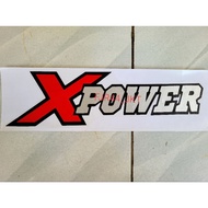 Sticker x power hino 300 dutro / sticker xpower hino 300