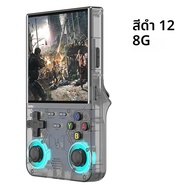 ใหม่ R36 Ultra Retro คอนโซลเกมมือถือหน้าจอ 4.0 นิ้วเปิดระบบ Linux เครื่องเล่นวิดีโอแบบพกพา 128GB เด็