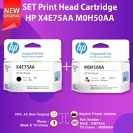 SET Printhead X4E75AA Black M0H50AA Tri-Color HP 500 515 519 615 650 FI333