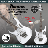 Ibanez JEMJRL Steve Vai JEM Series Left Handed Electric Guitar, White (JEMJRL-V2 WH) (JEMJRLWH) (JEMJRL WH) (JEMJR-WH)