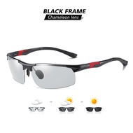 LIOUMO Aluminum Outdoor Sports Photochromic Sunglasses Men Polarized Driving Glasses Anti-Glare Goggle UV400 gafas de sol hombre