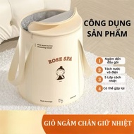 Durable Foldable Foot Bath, Heat Retention Technology, Thickened Material, Compact Storage, Ideal Ho
