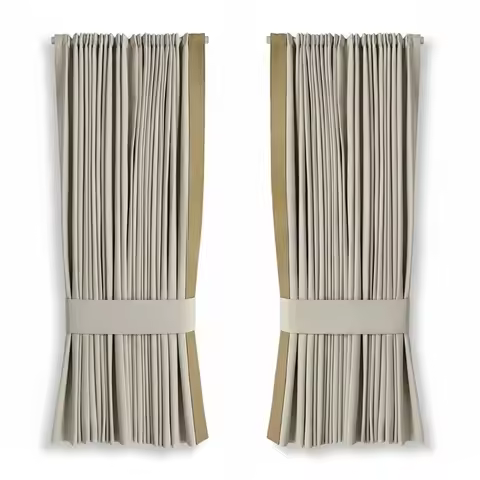 Luxury Premium Quality Truck Curtains with Tieback 240CM X 90CM Truck Window Pelmet for VOLVO DAF Si