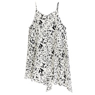 XITAO Dress Women Irregular Print Sling Dress