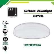 [𝐒𝐈𝐑𝐈𝐌] YETPlus Surface Downlight YET9006 White LED Lamp Light Ceiling Round 12W 18W 30W 6500K 3500K