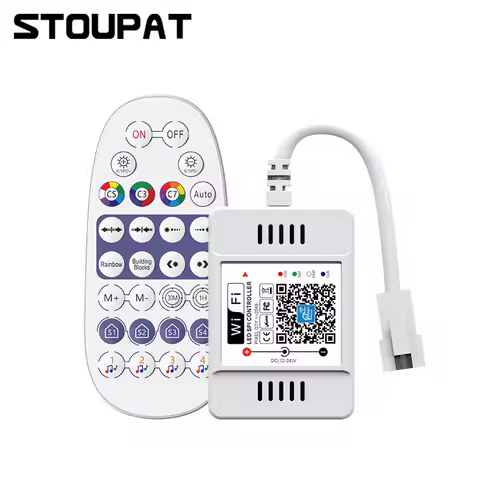 WS2811 SPI LED Pixel Strip Light WiFi Controller APP Music Voice Remote Control for WS2811 Dream Col