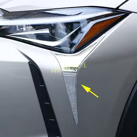 For Lexus UX200 UX250h UX300e 2019-2022 Chrome Head Light Trims Decoration Garnish Accessories