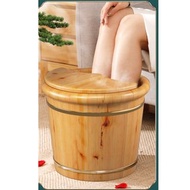 泡腳桶家用過小腿泡腳木桶實木質泡腳盆加高足浴盆洗腳盆 w6876