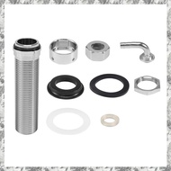 [I O J E] 92.5mm Stainless Steel Elbow Shank Beer Tap Draft Beer Faucet Accessories with Diameter 8m