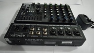 Mixer Audio 6 Channel Ashley Premium 6 Original Bluetooth Soundcard