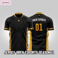(juxian2)New Bren Esports T-shirt Jersey 2023 Gaming Jersey MPL Gaming Jersey Philippines Season 10 