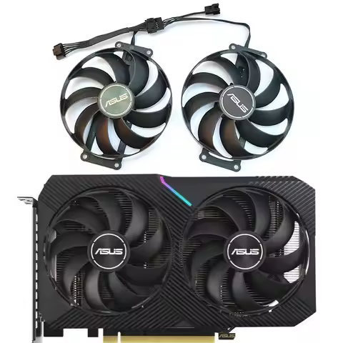 NEW Original CF9010U12S T129215SU RTX 3060TI MINI GPU Fan，For ASUS RTX 3060TI、3060、3050、RX 6500XT、64