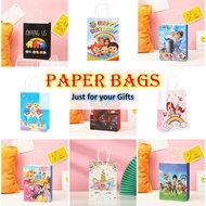 ✨💖 Paper Bag 💖 Baby Shark Paper Bag Spiderman Frozen Unicorn Pony Baby JoJo Gift Bag 💖 Goodie Bag Christmas Gifts 💖