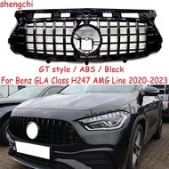 GLA H247 GT Style Front Grille For Mercedes Benz GLA Class H247 GLA35 GLA180 GLA200 GLA220 GLA250 AM