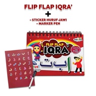 FLIP CARD IQRA + FREE GIFTS - belajar menulis jawi / bacaan iqra