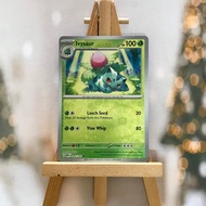 Pokemon Ivysaur Picture Card 002/165 - Uncommon Reverse Holo English Odd Card