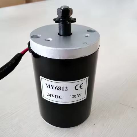 MY6812 Dc 150w 120W 100W 12V/24v / high speed motor with sprocket , scooter small brush motor 2500 R