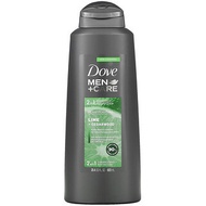 Dove, Men+Care, 2 In 1 Shampoo + Conditioner, Reinvigorating, Lime + Cedarwood, 20.4 fl oz (603 ml)