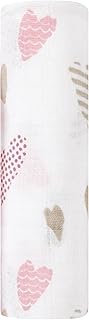 8985J Gauze Baby Swaddle, Japanese Genuine Product aden + Anais Swaddle, 1 Piece Heart Breaker-Heart