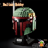 Baltan Toy HN6X Compatible with Star Wars 75277 Boba Fett Helmet Building blocks EW7