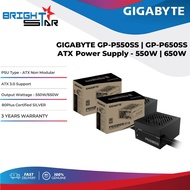 GIGABYTE GP-P550SS | GP-P650SS ATX 80 Plus Silver Power Supply - 550W|650W
