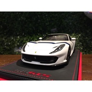 1/18 MR Ferrari 812 GTS Bianco with Blue Livery FE030H [MGM]
