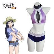 [Hot Sale] Naruto Hyuga Hinata Swimsuit Cosplay Clothing RAIp