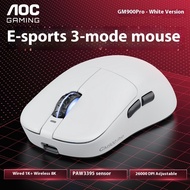 AOC GM900 Wireless Esports Gaming Mouse 8K+8K Polling Rate BT 2.4G Low Latency Connection Fast Respo