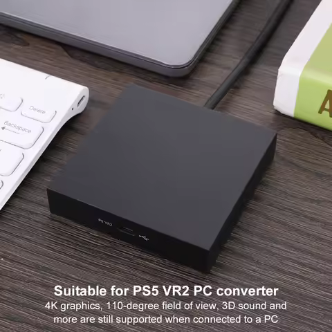 For PS 5 VR2 PC Adapter Computer Converter Power Adapter for Playstation 5 VR2 Gaming Accessories